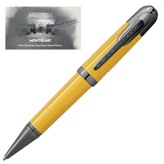 Montblanc Kugelschreiber Great Characters Enzo Ferrari Special Edition Giallo Modena 130663