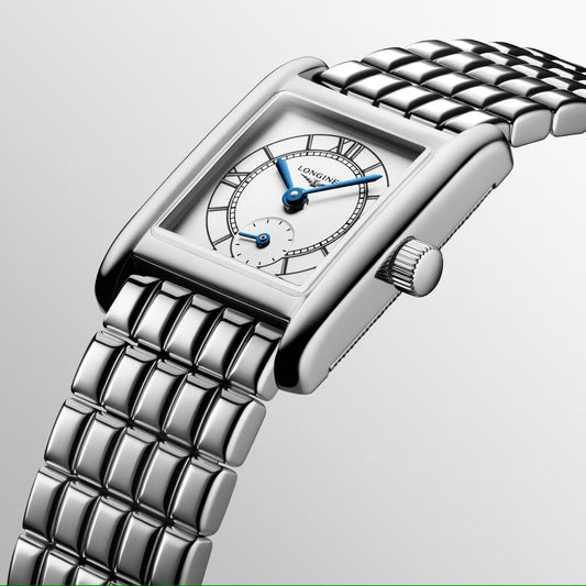 Longines Uhr Mini Dolcevita 21,5x29mm Silber Quarz Stahl L5.200.4.75.6