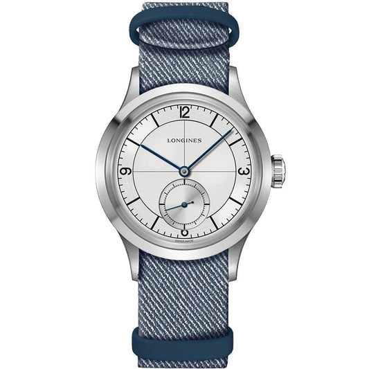 Longines Uhr The Longines Heritage Classic 38,5mm silber Stahl Automatik L2.828.4.73.0
