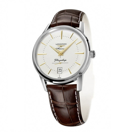 Longines Herrenuhr Flagship Heritage 38,5mm Automatik Stahl L4.795.4.78.2