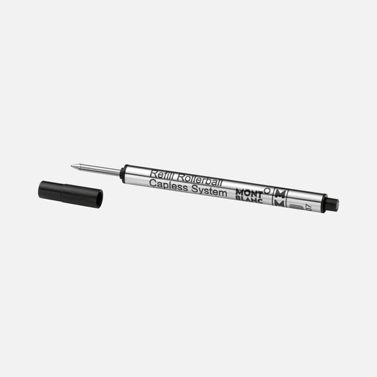 Montblanc 1 Rollerball-Mine Kappe-Loses System Medium Schwarz Mystery Black Spitze M 128242