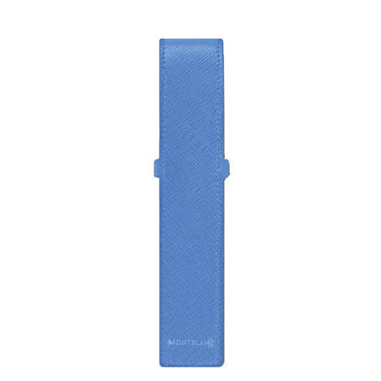 Montblanc Federmäppchen für 1 Schreibgerät Sartorial himmelblau 198253