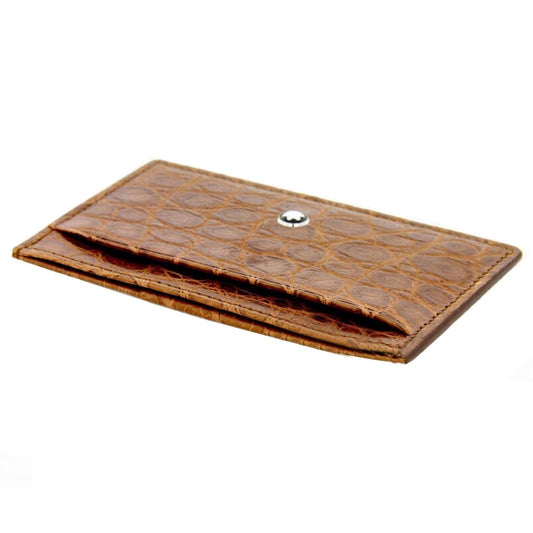 Montblanc 3-Fach-Etui Meisterstück Atelier Alligator braun 113723