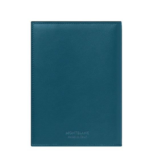 Montblanc Reisepassetui Meisterstück Selection Soft Petrolblau 131263
