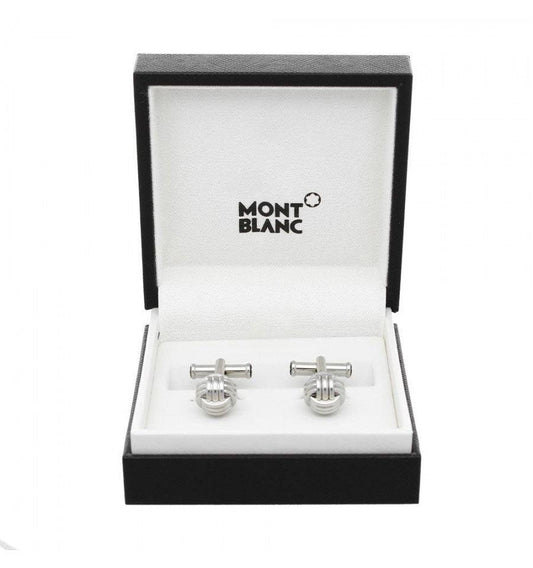 Montblanc Manschettenknöpfe Sartorial Knot aus Stahl 118611