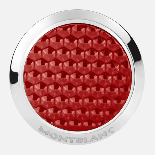 Montblanc Manschettenknöpfe Meisterstück Rot Stahl 130269