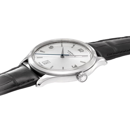 Montblanc Uhr Heritage Chronometrie 40mm Silber Automatik Stahl 112533