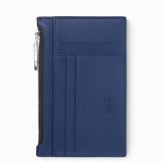 Montblanc Kartenetui 8 Fächer mit Reißverschluss Meisterstück blau 131698