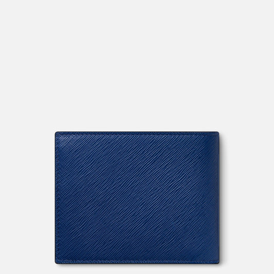 Montblanc Geldbörse 6 Fächer Montblanc Sartorial blau 130812