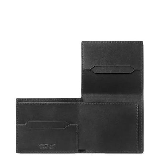 Montblanc Slim-Brieftasche Trio Soft, 4 Fächer, Schwarz 198145