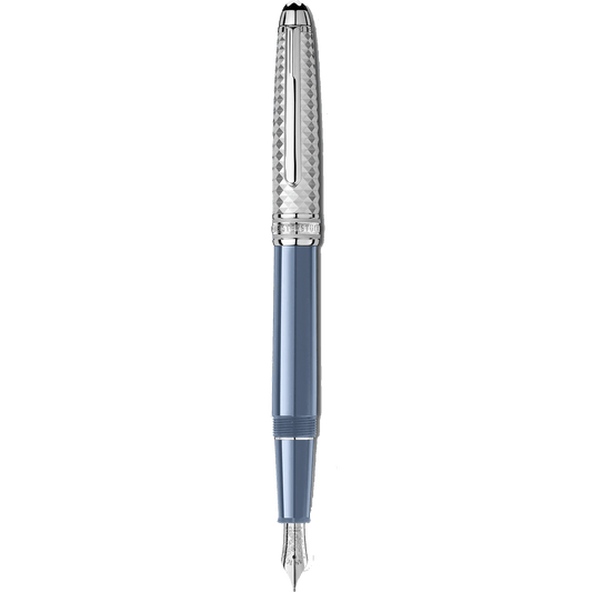 Montblanc Füllfederhalter Meisterstück Glacier Doué Blau Feder M 129403
