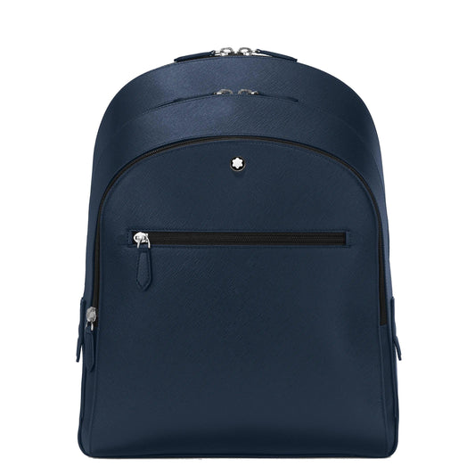 Montblanc Rucksack mittel 3 Fächer Sartorial Blau 131716