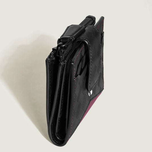 Montblanc Geldbörse 6 Fächer mini Extreme 3.0 schwarz/cassis 199416