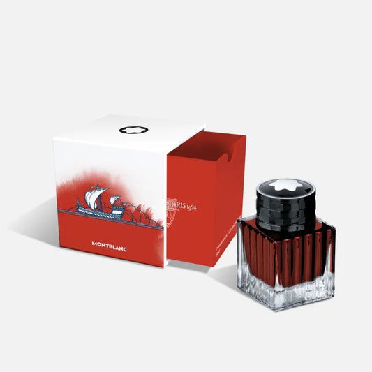 Montblanc Tintenfläschchen 50ml Meisterstück x Olympic Heritage Paris 1924 Rot 132952
