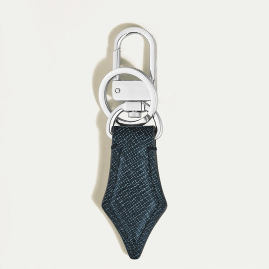 Montblanc Schlüsselanhänger Feder tweed blau 220358