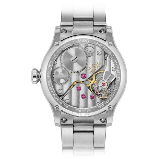 Mido Uhr Multifort Mechanical Limitierte Auflage 999 Stück 44mm anthrazit Handaufzug Stahl M038.605.11.060.00