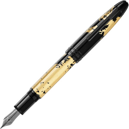 Montblanc Füllfederhalter Meisterstück Solitaire Calligraphy Blattgold Feder M 119688
