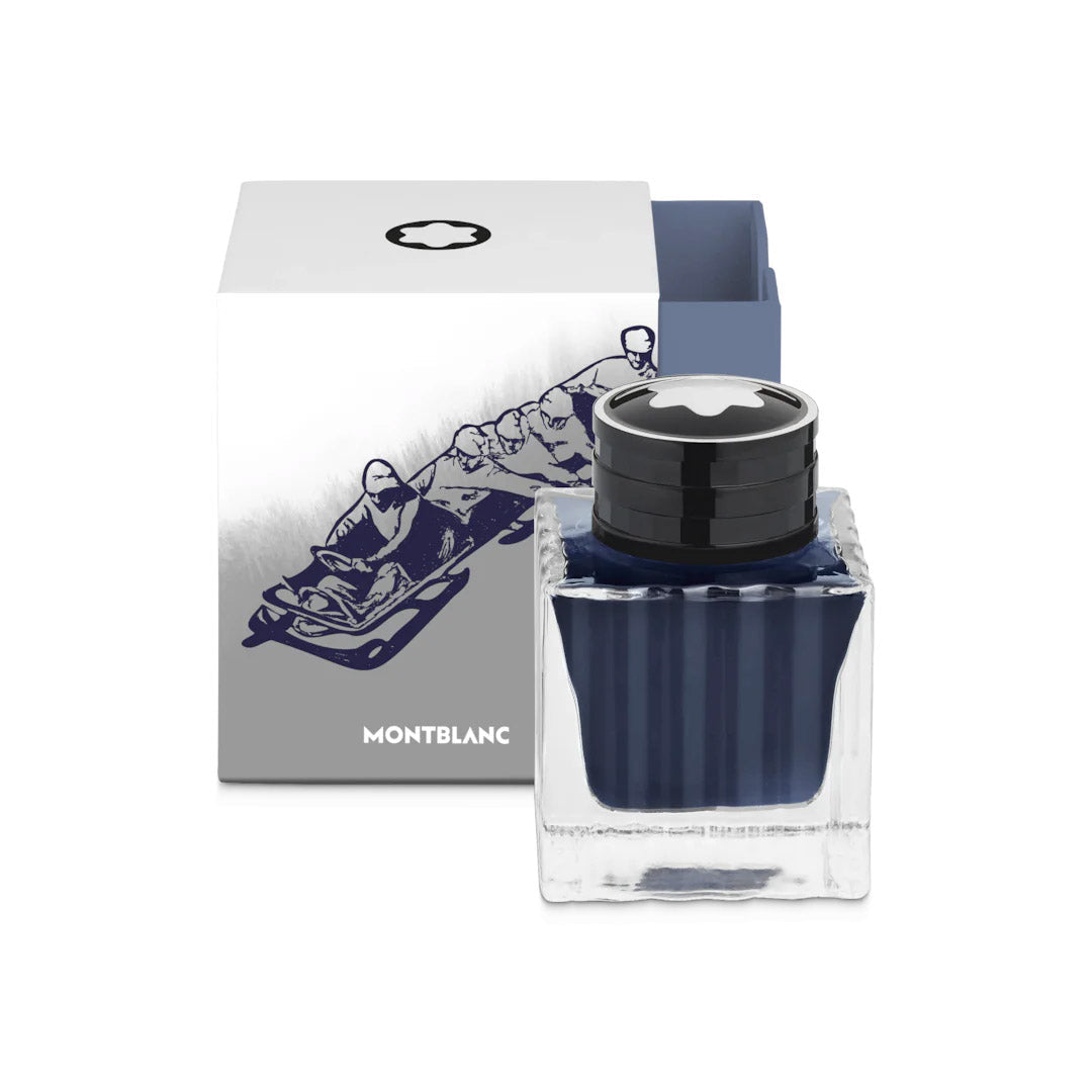 Montblanc Tintenfass 50ml Meisterstück x Olympic Heritage Chamonix 1924 blau 132953