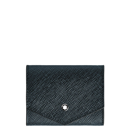 Montblanc Münzfach Sartorial Tweed blau 220348
