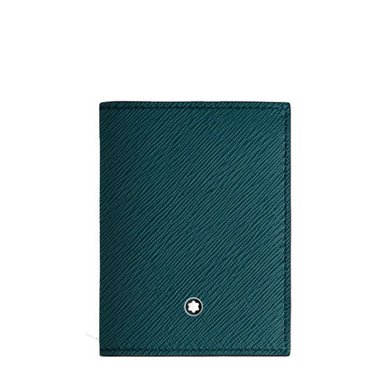 Montblanc Mini-Geldbörse 4 Fächer Sartorial Blau Zypern 198871