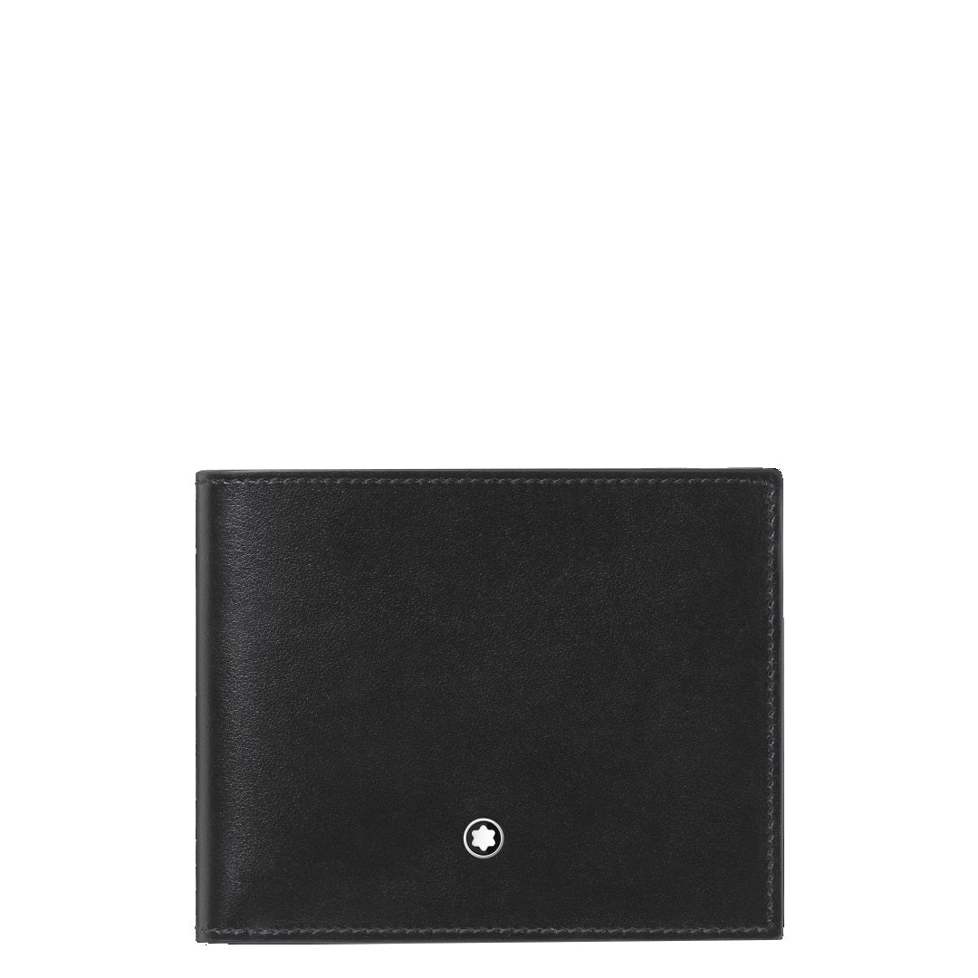 Montblanc Portemonnaie Meisterstück 6 Kreditkartenfächer schwarz 198308