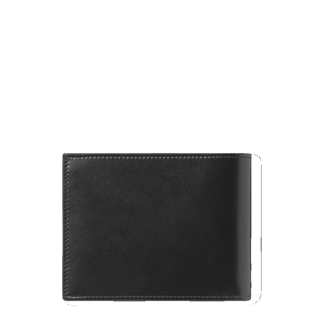 Montblanc Meisterstück Portemonnaie 6 Fächer mit 2 Sichtfenstern schwarz 198314