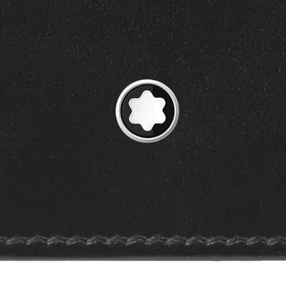 Montblanc Meisterstück Portemonnaie 6 Fächer mit 2 Sichtfenstern schwarz 198314