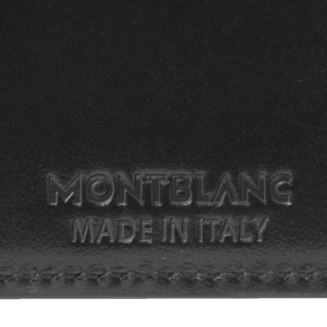 Montblanc Meisterstück Portemonnaie 6 Fächer mit 2 Sichtfenstern schwarz 198314