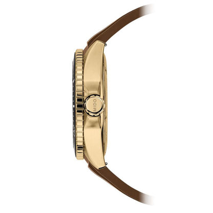 Mido Ocean Star GMT 44mm schwarze Automatikuhr, PVD-Beschichtung aus Gelbgold M026.629.37.291.00
