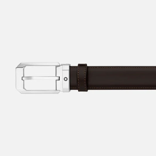 Montblanc wendbarer Gürtel aus Leder schwarz/braun 30 mm 116579