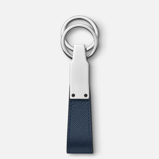 Montblanc Sartorial Schlüsselanhänger mit Schlaufe Tintenblau 131735