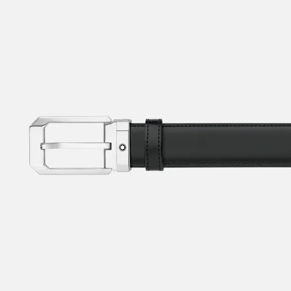 Montblanc wendbarer Gürtel aus Leder schwarz/braun 30 mm 116579