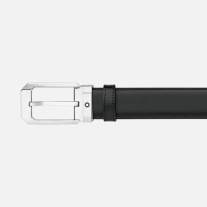 Montblanc wendbarer Gürtel aus Leder schwarz/braun 30 mm 116579