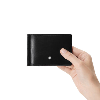 Montblanc Meisterstück Brieftasche mit 6 Kartenfächern und Geldklammer schwarz 198313