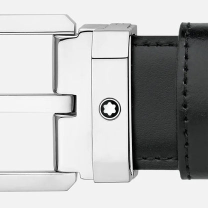 Montblanc wendbarer Gürtel aus Leder schwarz/braun 30 mm 116579