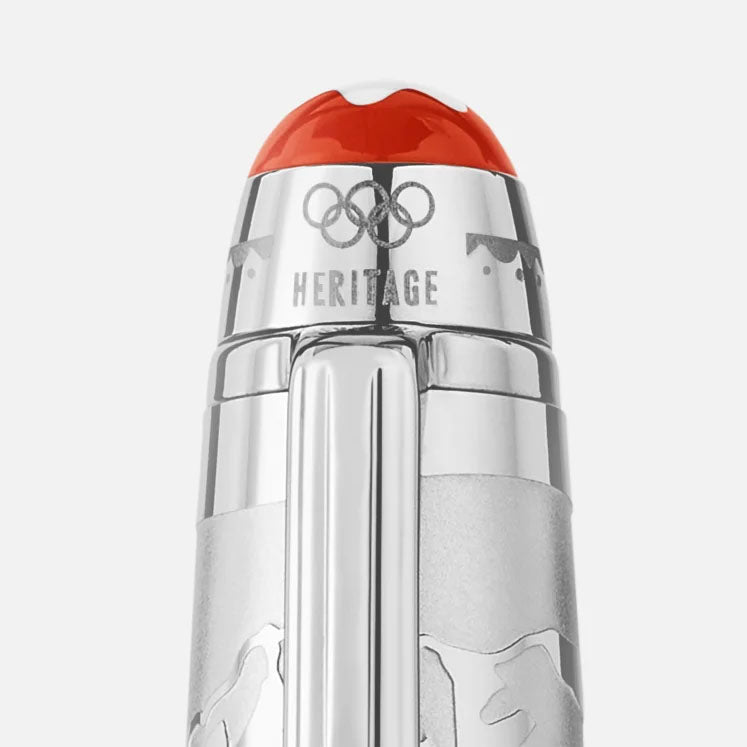 Montblanc Kugelschreiber Meisterstück X Olympic Heritage Chamonix 1924 Solitaire Medium 131373