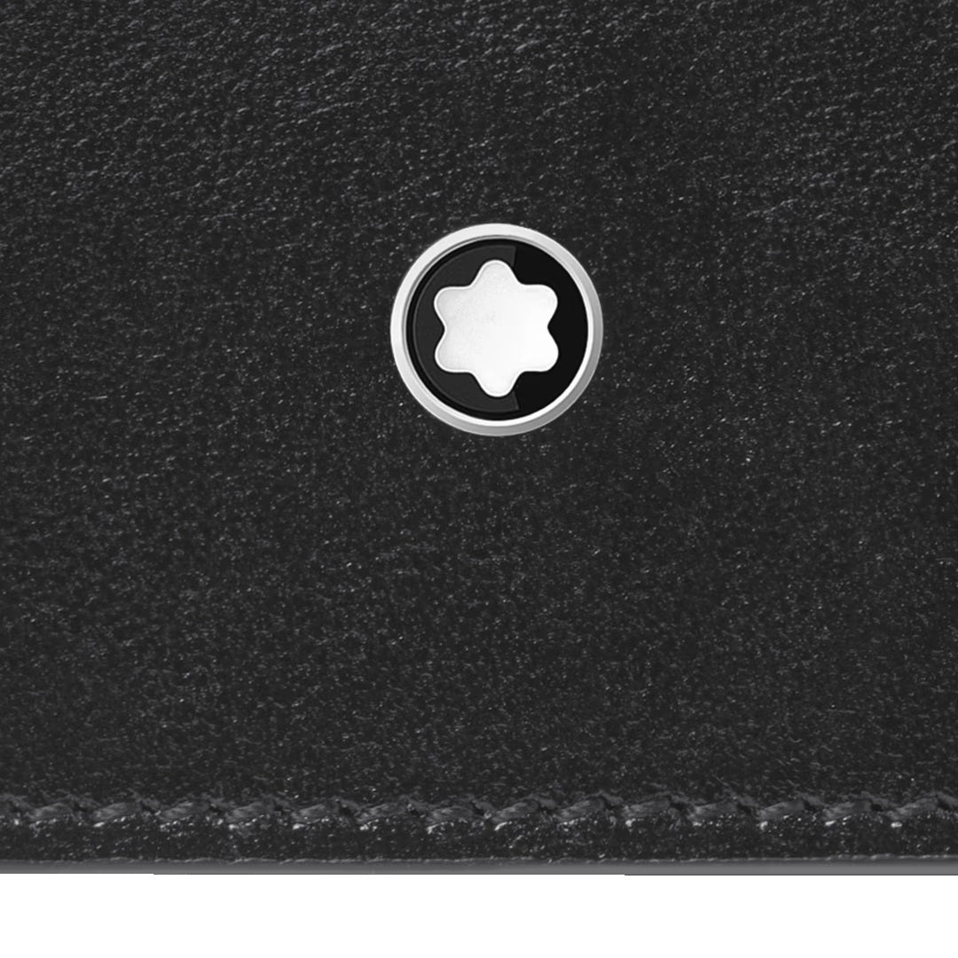 Montblanc Meisterstück Brieftasche mit 6 Kartenfächern und Geldklammer schwarz 198313