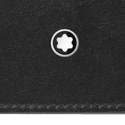 Montblanc Meisterstück Brieftasche mit 6 Kartenfächern und Geldklammer schwarz 198313