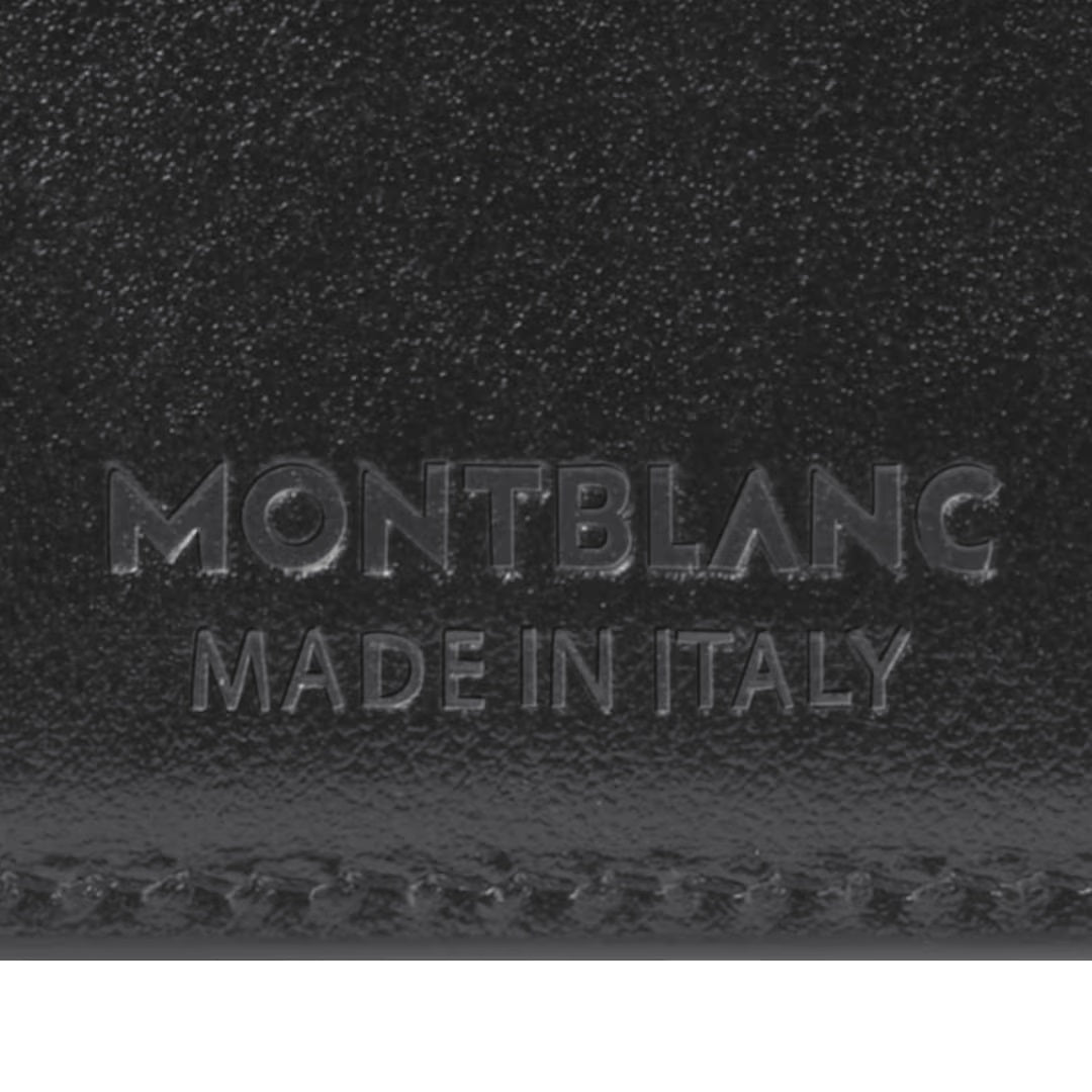 Montblanc Portemonnaie Meisterstück 6 Kreditkartenfächer schwarz 198308