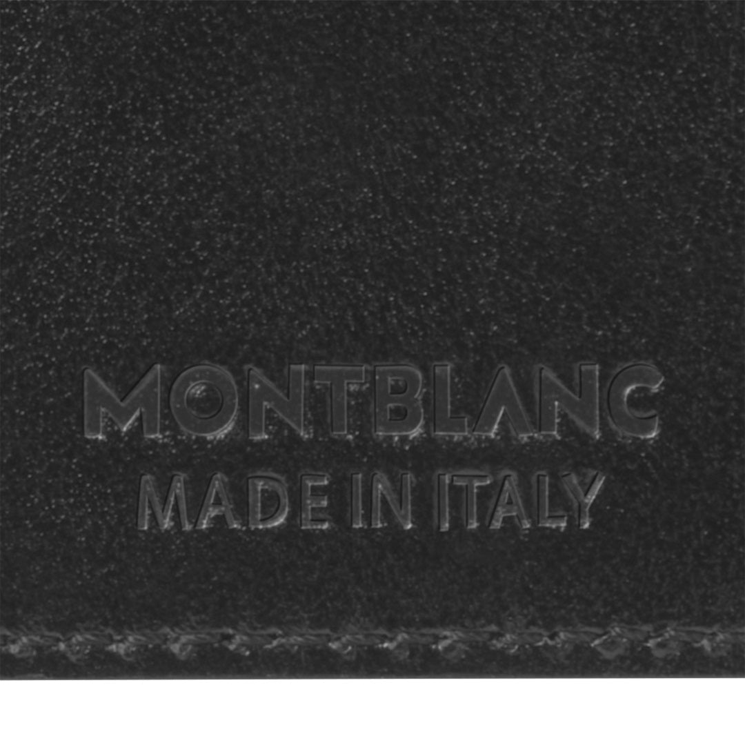 Montblanc Meisterstück Brieftasche mit 6 Kartenfächern und Geldklammer schwarz 198313