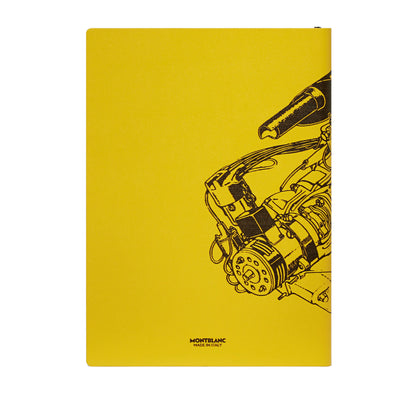 Montblanc Notizblock #146 liniert Montblanc Great Characters Enzo Ferrari Special Edition Giallo Modena 134717