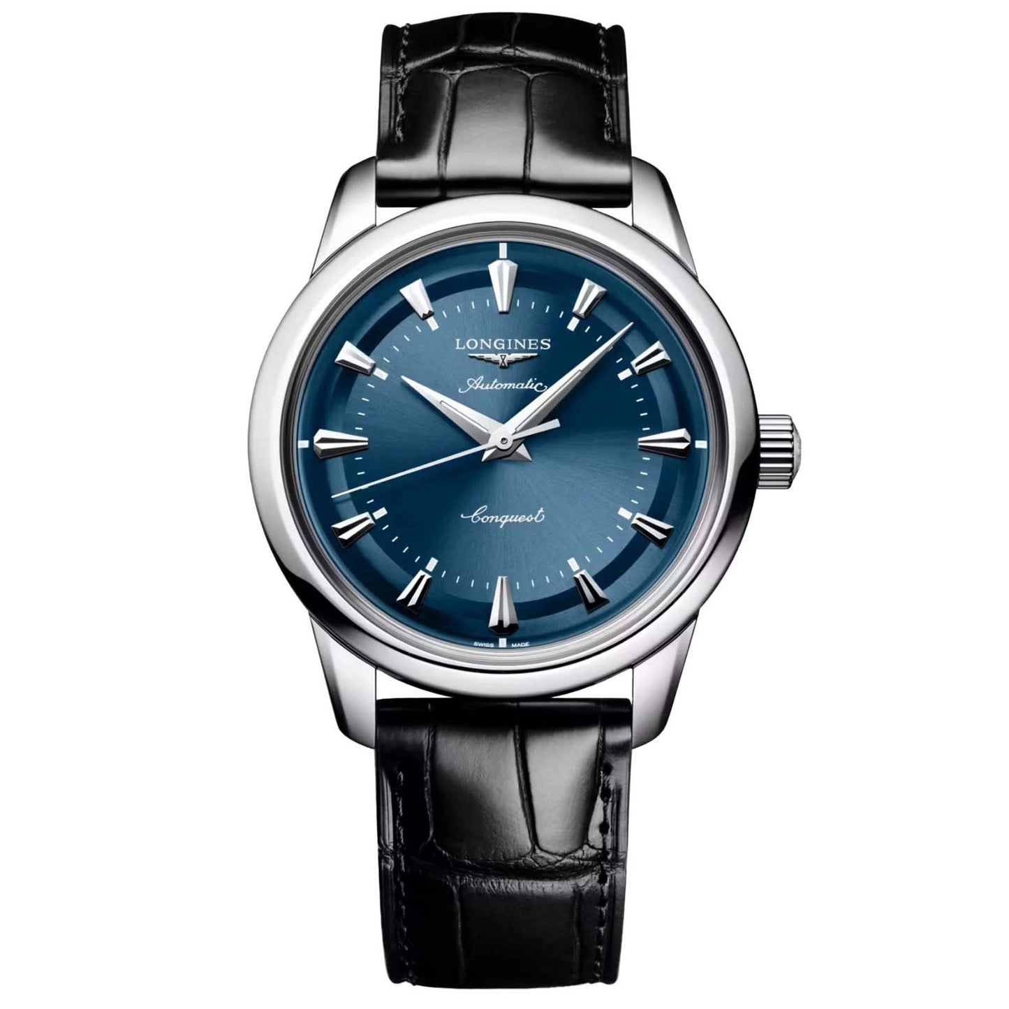 Longines Uhr Conquest Heritage 38mm blau automatisch Stahl L1.649.4.92.2,