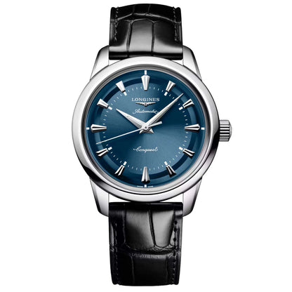 Longines Uhr Conquest Heritage 38mm blau automatisch Stahl L1.649.4.92.2,