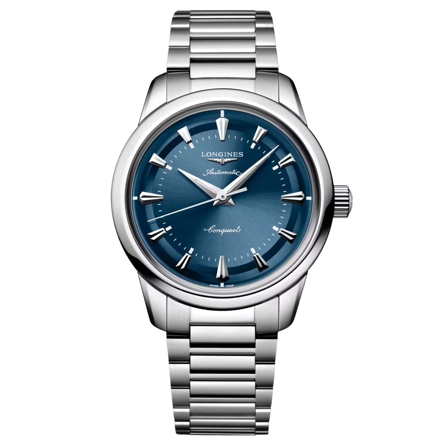 Longines Uhr Conquest Heritage 38mm blau Automatik Stahl L1.649.4.92.6