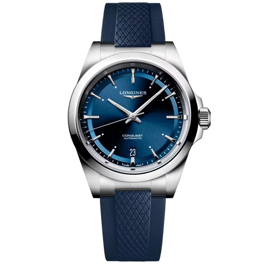 Longines Uhr Conquest 38mm blau Automatik Stahl L3.720.4.92.9