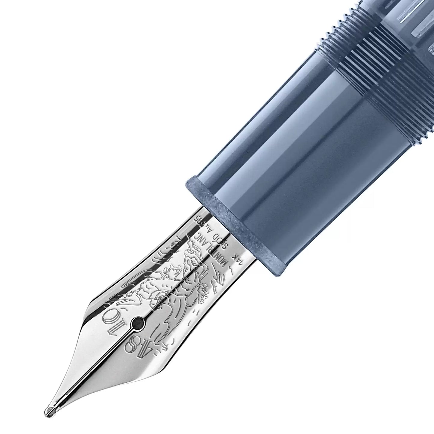 Montblanc Füllfederhalter Meisterstück Glacier LeGrand blau Feder M 129393