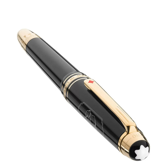 Montblanc Füllfederhalter Meisterstück Around The World in 80 days Anthrazit Feder M 128472