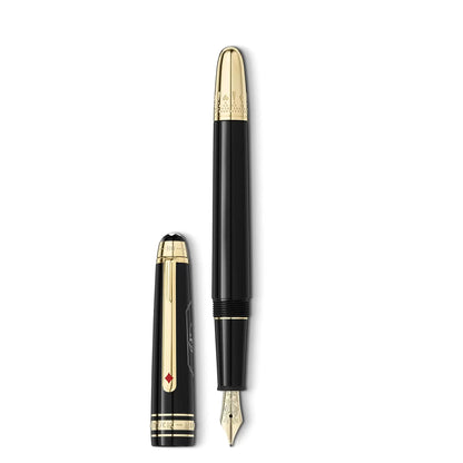 Montblanc Füllfederhalter Meisterstück Around The World in 80 days Anthrazit Feder M 128472