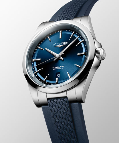 Longines Uhr Conquest 41mm blau Automatik Stahl L3.830.4.92.9