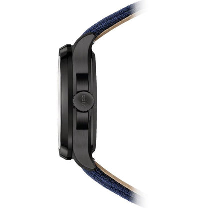 Mido Multifort TV Big Date 39x40mm blau Automatik Uhr schwarze PVD-Stahl M049.526.37.041.00